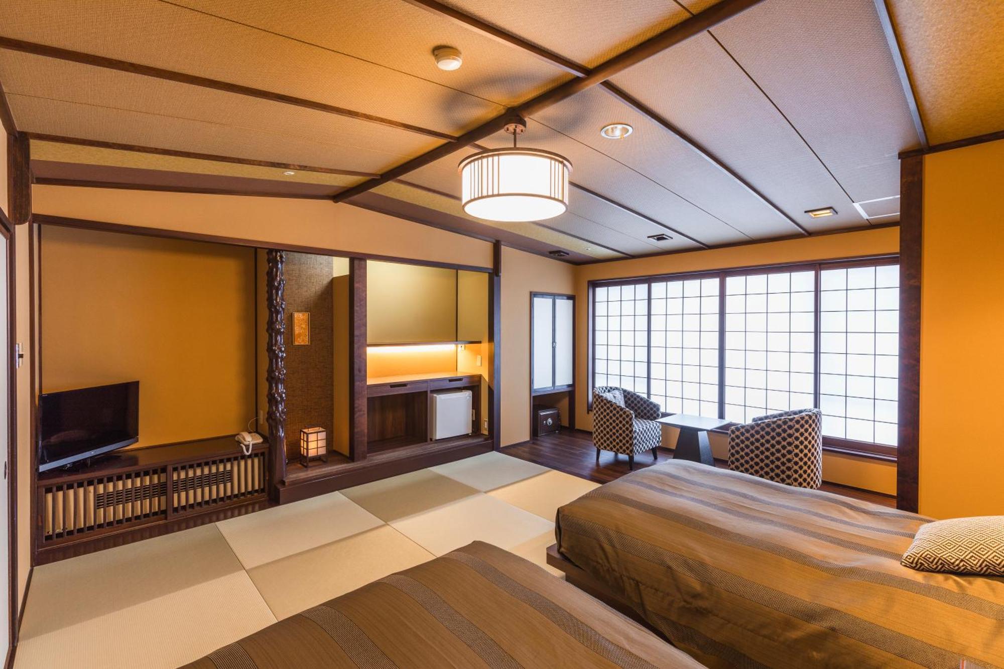 Tsuta Onsen Ryokan تووادا الغرفة الصورة